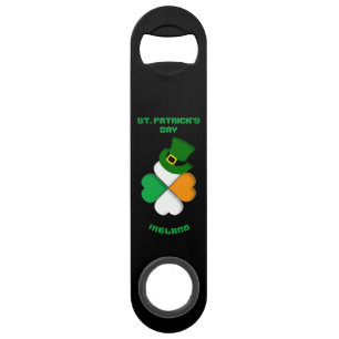 Persoonlijke Ierse St. Patrick's Day w/ Green pet Speed Flessenopener