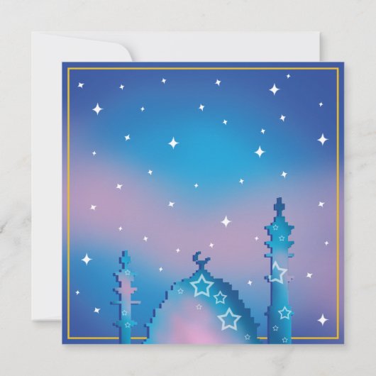 Persoonlijke iftar kaart (Achterkant)