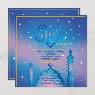 Persoonlijke iftar kaart