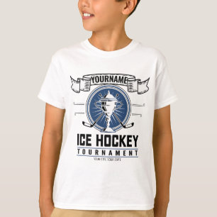 Persoonlijke ijshockeytrofee speler teamwedstrijd  t-shirt