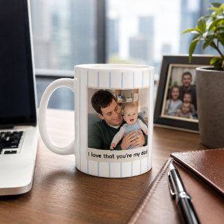 Persoonlijke 'Ik hou ervan dat jij mijn vader bent Koffiemok