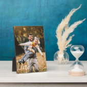 Persoonlijke 'Ik hou van jou papa' foto Fotoplaat (Zijkant)