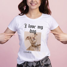 Persoonlijke 'Ik hou van mijn hond'-foto