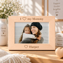 Persoonlijke 'Ik hou van mijn mammie' fotolijst