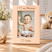 Persoonlijke 'Ik hou van mijn mammie' fotolijst