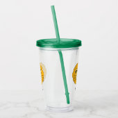 Persoonlijke illustratie Cute Safari Lion Acryl Drinkbeker (Links)