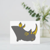 Persoonlijke illustratie Rijn-afbeelding Briefkaart (Staand voorkant)