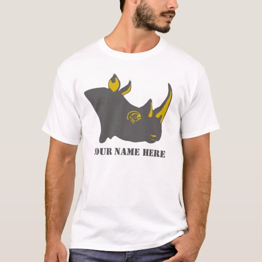 Persoonlijke illustratie Rijn-afbeelding T-shirt (Voorkant)