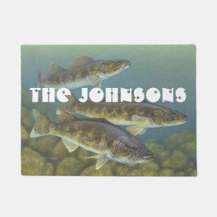 Persoonlijke illustratie van Walleye Deurmat