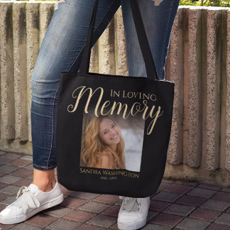 Persoonlijke 'In Loving Memory' Foto Tote Bag