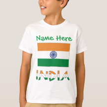 Persoonlijke India Vlag Cadeau Jongens