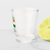 Persoonlijke India vlag cadeau Shot Glas (Rechts)