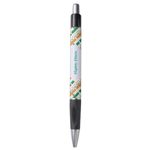 Persoonlijke India vlag getegelde Emmy pen (Voorkant Verticaal)