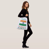 Persoonlijke Indiase Vlag Crossbody Tas (Op model)