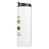 Persoonlijke Indiase vlag Thermosbeker (Geroteerd rechts)