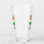 Persoonlijke Indiase Vlag Tweezijdig Ontwerp Glas (Links)