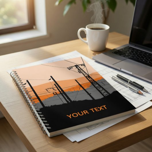 Persoonlijke Industriële Zonsondergang Elektricite Planner