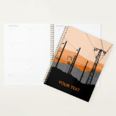 Persoonlijke Industriële Zonsondergang Elektricite Planner (Display)