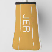 Persoonlijke Initiaal Met Monogram Beschermend Golfheadcover (Draai 90)