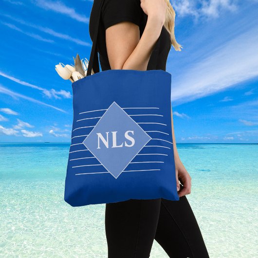 Persoonlijke Initiaal van Ontvanger Boodschappenta Tote Bag