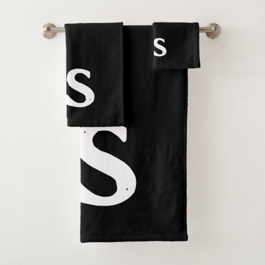persoonlijke initialen bad handdoek (Insitu)