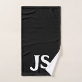 persoonlijke initialen bad handdoek (Handdoek)