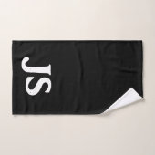 persoonlijke initialen bad handdoek (Handdoek)