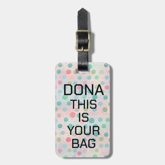 Persoonlijke Initialen Bagage Bag Labels, speciaal Bagagelabel (Voorkant verticaal)