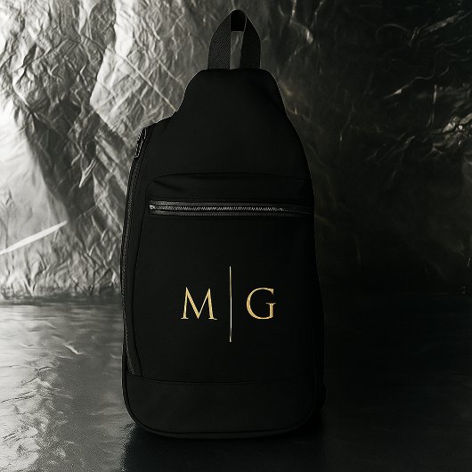 Persoonlijke Initialen Klassieke Mode Schoudertas Sling Bag