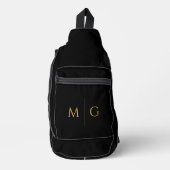 Persoonlijke Initialen Klassieke Mode Schoudertas Sling Bag (Voorkant)