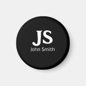  persoonlijke initialen magneet (Voorkant)