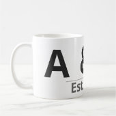 Persoonlijke Initialen Mok – Aangepaste Letters &  (Links)