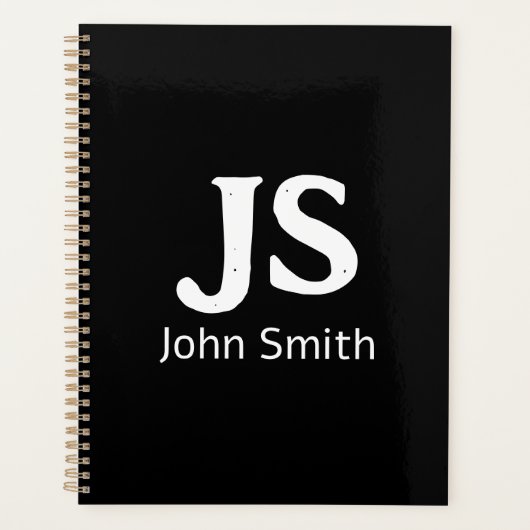  persoonlijke initialen planner (Voorkant)