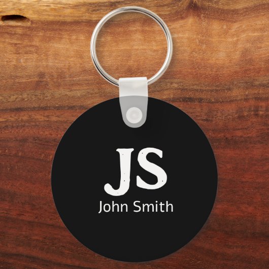  persoonlijke initialen sleutelhanger (Voorkant)