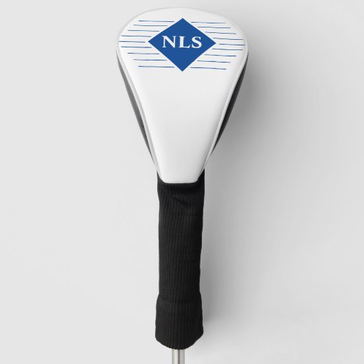 Persoonlijke Initialen van de ontvanger van cadeau Golfheadcover (Voorkant)