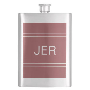 Persoonlijke initials drank trendy rood flacon