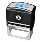 Persoonlijke initiële letters en datum zelfinktende stempel (Product)