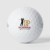 Persoonlijke initiële markering om golfers te iden golfballen (Voorkant)