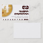 Persoonlijke Initielle Q Coffee Loyalty Card (Voorkant / Achterkant)