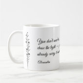Persoonlijke Inspirerende Quote Mok (Links)