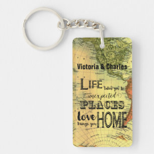 Persoonlijke Inspirerende Quote Sleutelhanger