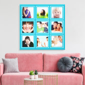 Persoonlijke Instagram-fotocollage Canvas Afdruk (Insitu (Woonkamer))