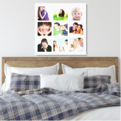 Persoonlijke Instagram-fotocollage Canvas Afdruk (Insitu (Slaapkamer))