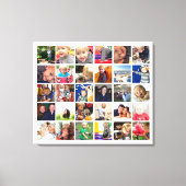 Persoonlijke Instagram-fotocollage Canvas Afdruk (Voorkant)