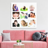 Persoonlijke Instagram-fotocollage Canvas Afdruk (Insitu (Woonkamer))