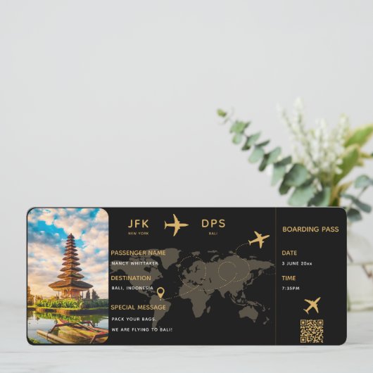 Persoonlijke instapkaart sjabloon (Staand voorkant)