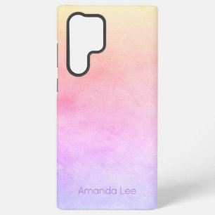 Persoonlijke Intens Vorstige Regenboog Blend Ombre Samsung Galaxy Hoesje