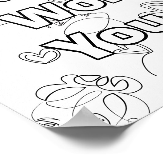 Persoonlijke internationale vrouwendag voor kleure poster (Hoek)