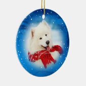 Persoonlijke internetversieringen | Kerstfeest met Keramisch Ornament (Rechts)