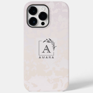 Persoonlijke iPhone 14 Pro Max Hoes, Hibiscus Roze Case-Mate iPhone 14 Pro Max Hoesje